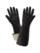 Global Glove FrogWear Black One Size Fits All Supported Chemical-Resistant Gloves - 15 in Length - Rough Finish - 22 mil Thick - 245CT