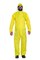 Ansell Microchem AlphaTec Chemical-Resistant Coveralls 68-2300 YY23-B-92-147-07 - Size 3XL - Yellow - 60329