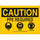 Brady B-120 Fiberglass Reinforced Polyester Rectangle Yellow PPE Sign - 14 in Width x 10 in Height - 131970