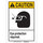 Brady B-401 Polystyrene Rectangle White PPE Sign - 10 in Width x 14 in Height - 45076