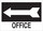 Brady B-555 Aluminum Rectangle Black Door Sign - 14 in Width x 10 in Height - 41030