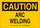 Brady B-401 Polystyrene Rectangle Yellow Arc Flash Sign - 10 in Width x 7 in Height - 125893