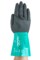 Ansell AlphaTec 58-530B Sea Green/Anthracite Grey 10 Supported Chemical-Resistant Glove - Rough Finish - 13 mil Thick - 58-530B/SZ 10