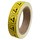 Desco Black on Yellow Square Static Warning Label - 1 in Width - 1 in Height - DESCO 06713