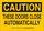 Brady B-555 Aluminum Rectangle Yellow Door Sign - 10 in Width x 7 in Height - 124713