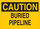 Brady B-401 Polystyrene Rectangle Yellow Hazardous Material Sign - 10 in Width x 7 in Height - 22703