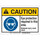 Brady B-869 Polypropylene Rectangle White Safety Awareness Label - 10 in Width x 7 in Height - 145760