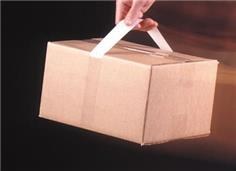 3M ScotchPad 8326 White Standard Packaging Tape - 1 in Width, 17 in Length x 3.2 mil Thick - 86487