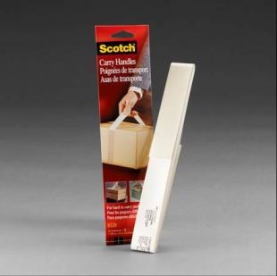 3M ScotchPad 8328 White Standard Packaging Tape - 1 in Width, 17 in Length x 4 mil Thick - 31155