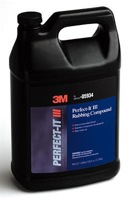 3M(TM) Perfect-It(TM) III Rubbing Compound 05934, 1 Gallon (US), 4 per case