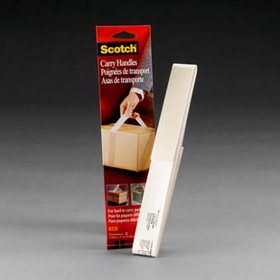 3M ScotchPad 8328 White Standard Packaging Tape - 1 3/8 in Width, 23 in Length x 4 mil Thick - 89027