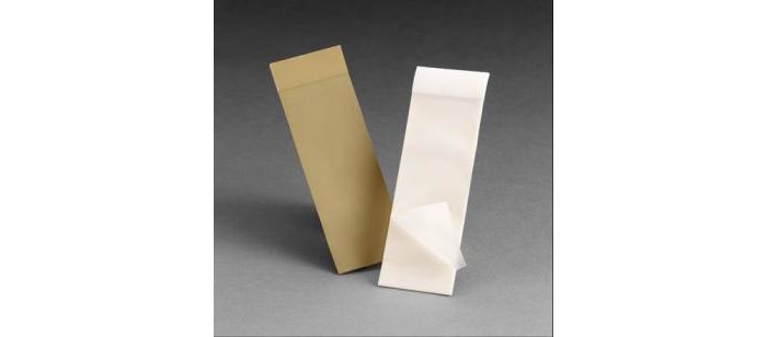3M ScotchPad 3750P Tan Standard Packaging Tape - 2 in Width, 6 in Length x 3.1 mil Thick - 06883