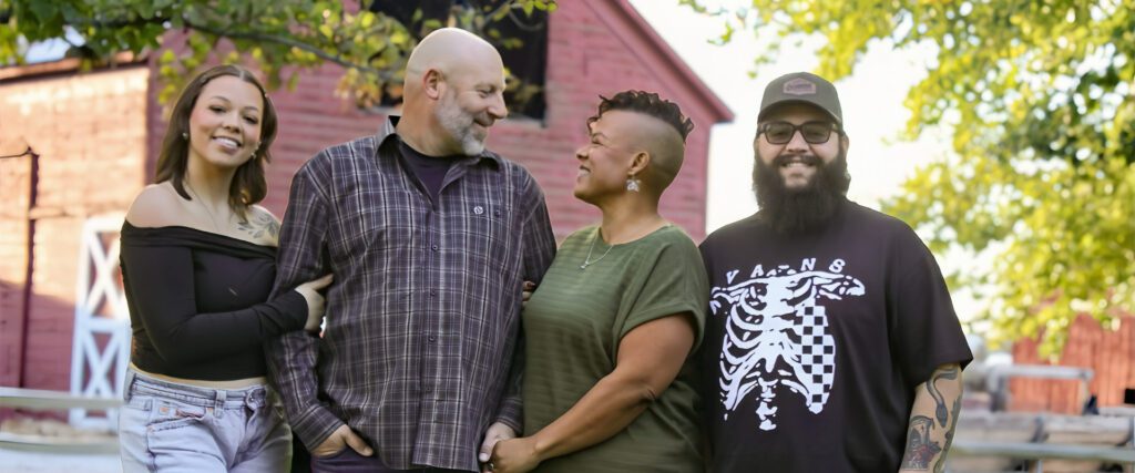 R.S. Hughes Operations Manager Misty Kilby with her family.