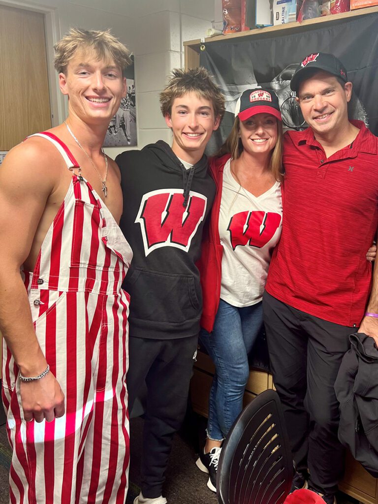 Jon Leatherbury, R.S. Hughes' Vice President, Head of Human Resources, with his family.